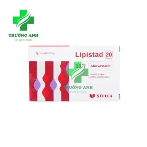 Lipistad 20 - Thuốc điều trị tăng cholesterol huyết